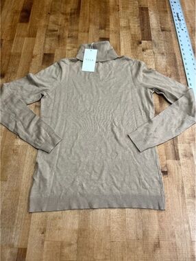 VILA Beige Turtleneck Sweater EU XS